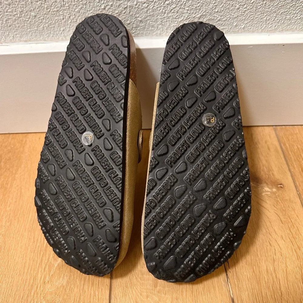 Women’s Project Cloud Suede Clogs in Tan - Picture 6 of 11